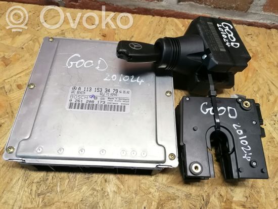 Mercedes-Benz CL C215 Engine ECU kit and lock set A1131533479 0261208173