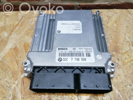 BMW 7 E65 E66 Wing mirror control module 0281011886