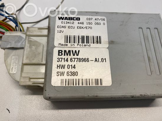 BMW X5 E70 Air suspension control unit module (rear) 6778966