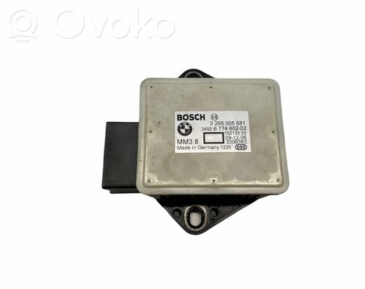 BMW X5 E70 ESP acceleration yaw rate sensor 6774602