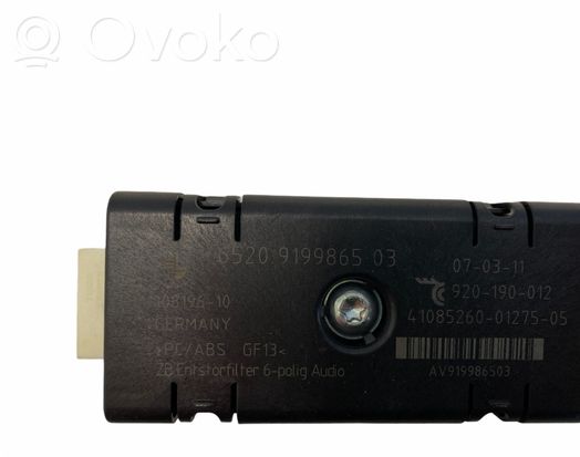 BMW 5 F10 F11 Aerial antenna filter 9199865