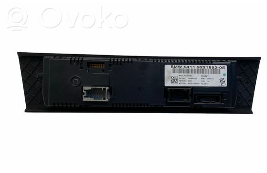 BMW 3 E90 E91 Climate control unit 9221852