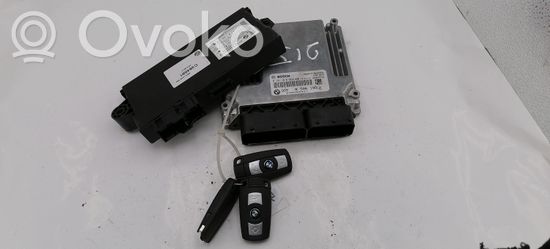 BMW 5 E60 E61 Engine ECU kit and lock set DDE8506199 0281016066 61359395657