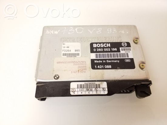 BMW 7 E32 Gearbox control unit/module 0260002196 1421088