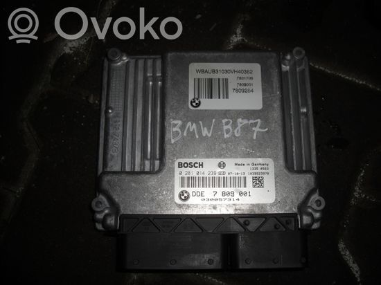 BMW 1 E81 E87 Engine ECU kit and lock set 7809001