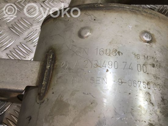 Mercedes-Benz GLC X253 C253 Muffler/silencer A2134907400