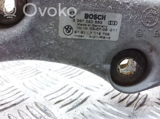BMW 7 E65 E66 Front wiper linkage and motor 7115706