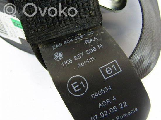 Volkswagen Golf V Rear seatbelt 1K6857806N