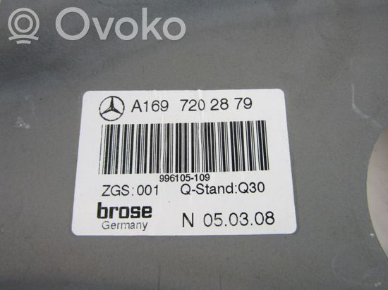 Mercedes-Benz A W169 Front window lifting mechanism without motor A1697202879