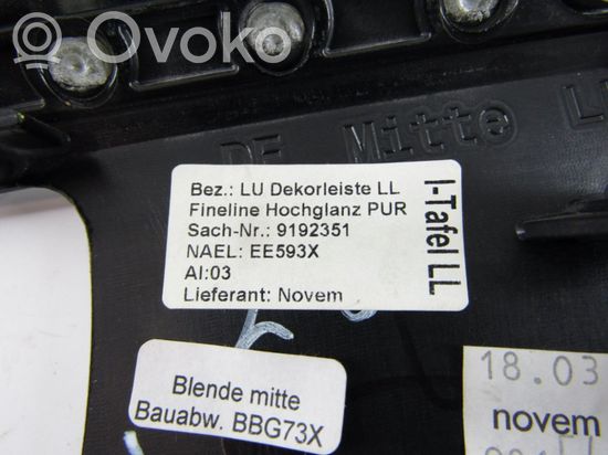 BMW 7 F01 F02 F03 F04 Panel trim 9192351