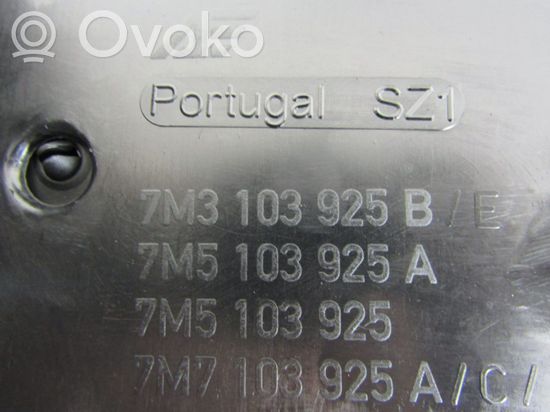 Volkswagen Sharan Engine cover (trim) 7M3103925A
