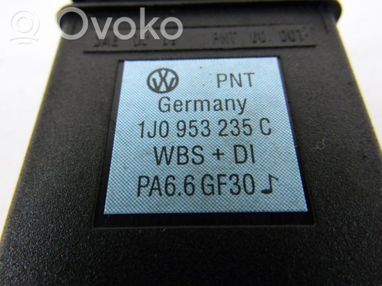 Volkswagen Golf IV Hazard light switch 1J0953235C