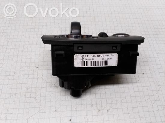 Mercedes-Benz E W211 Light switch 2115451004
