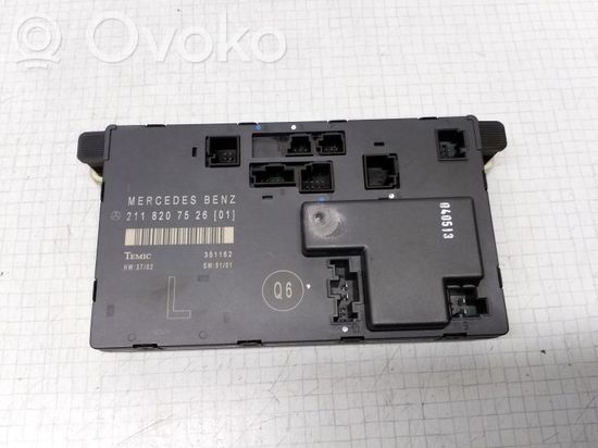 Mercedes-Benz E W211 Door control unit/module 2118207526
