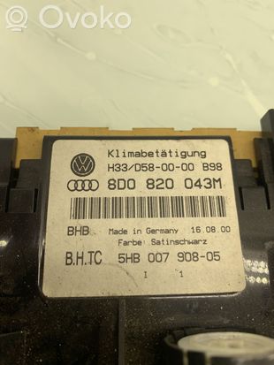 Audi A4 S4 B5 8D Climate control unit 8D0820043M