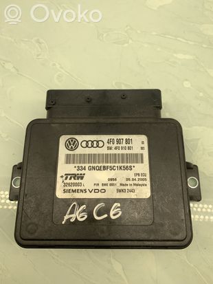 Audi A6 S6 C6 4F Hand brake control module 4F0907801