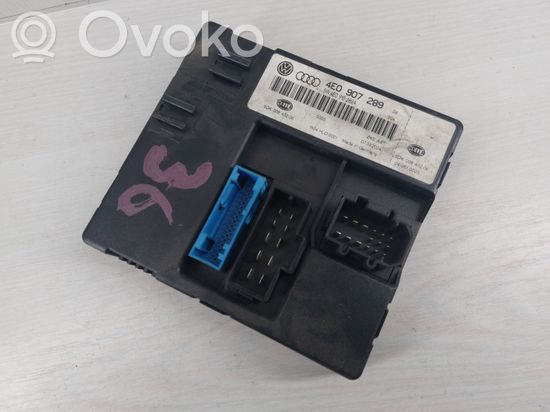 Audi A8 S8 D3 4E Comfort/convenience module 4E0907289 4E0910289A