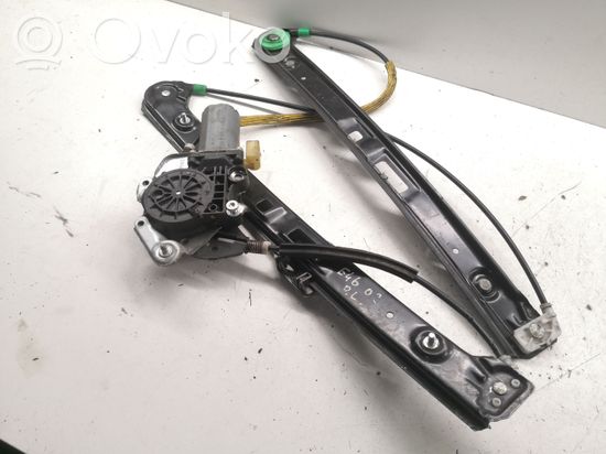 BMW 3 E46 Front door window regulator with motor
