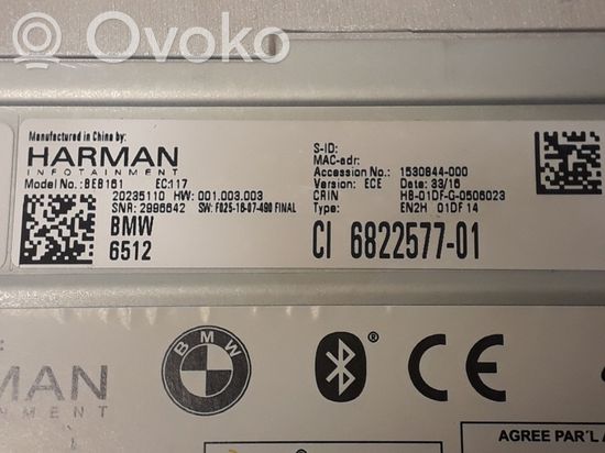 BMW X4 F26 Navigation unit CD/DVD player 6822577