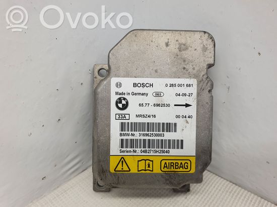BMW 3 E46 Airbag control unit/module 0285001681