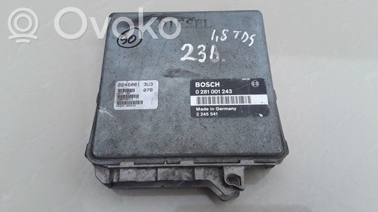BMW 3 E36 Engine control unit/module 0281001243 2246061