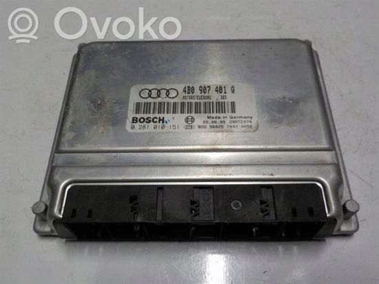 Audi A6 S6 C5 4B Engine control unit/module 4B0907401Q 0281010151