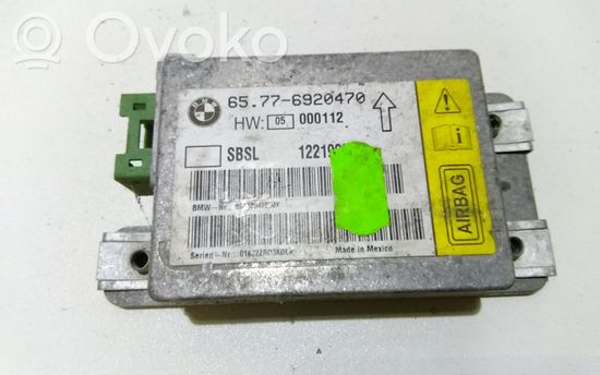 BMW 7 E65 E66 Airbag control unit/module 65776920470 6920470