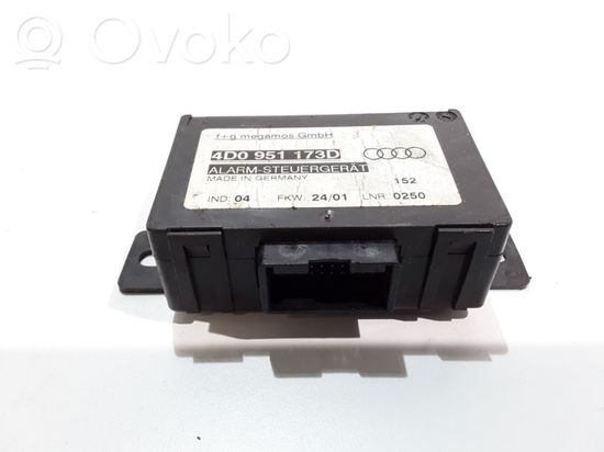 Audi A8 S8 D2 4D Alarm control unit/module 4D0951173D