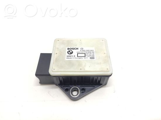 BMW 5 E60 E61 ESP acceleration yaw rate sensor 0265005681