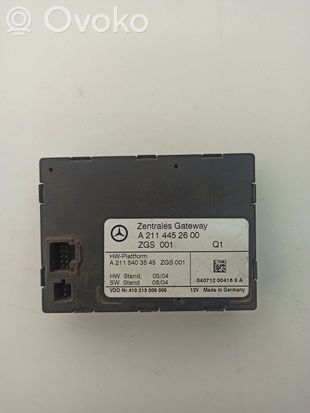 Mercedes-Benz E W211 Gateway control module A2114452600 A2115403545