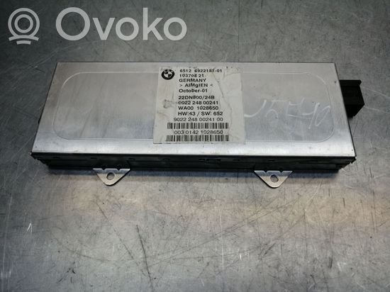 BMW 7 E65 E66 Sound amplifier 692218101 6922181 22DN800
