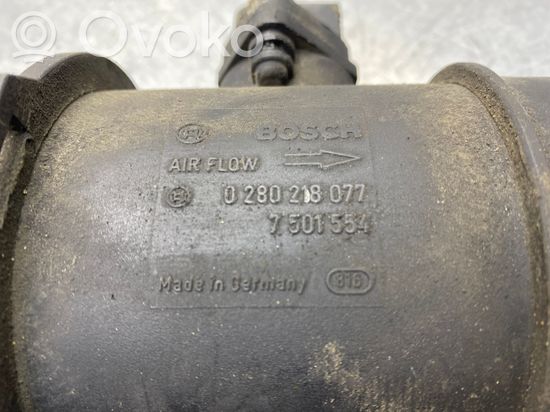 BMW 7 E65 E66 Mass air flow meter 0280218077 7501554
