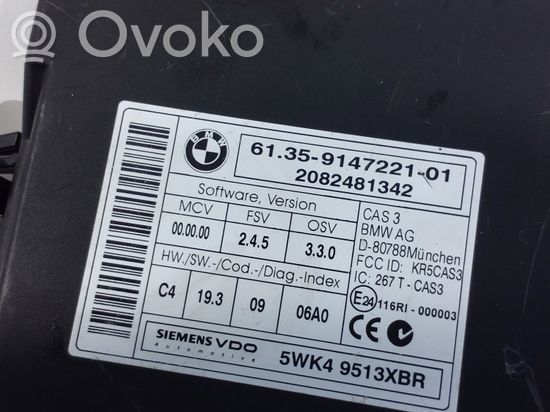 BMW 5 E60 E61 Comfort/convenience module 9147221
