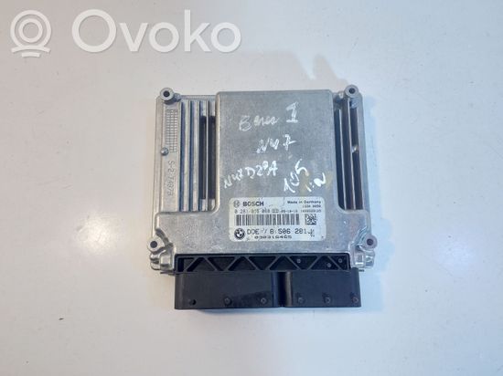 BMW 1 E81 E87 Engine control unit/module 8506281 0281016068