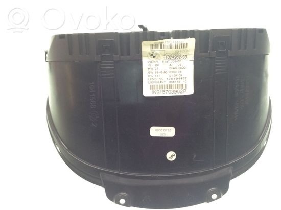 BMW 3 E90 E91 Speedometer (instrument cluster) 9187039