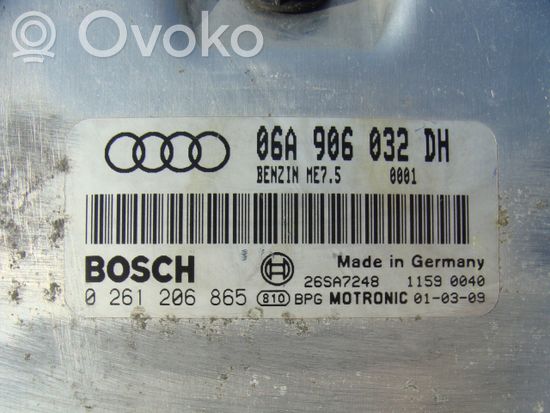 Audi A3 S3 8P Engine control unit/module 0261206865 06A906032DH