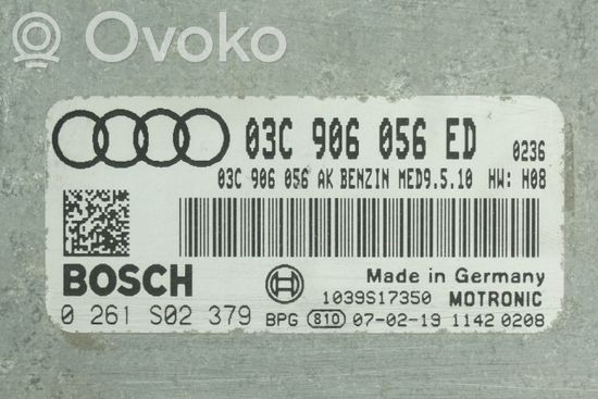 Audi A3 S3 8P Engine control unit/module 0261S02379