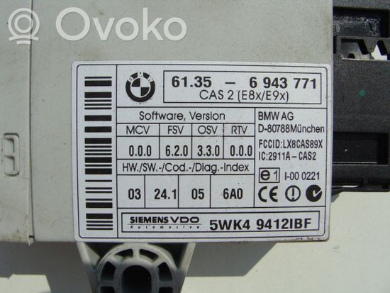 BMW 3 E90 E91 CAS control unit/module 5WK49412IBF 61356943771