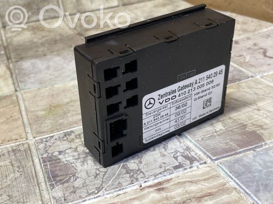 Mercedes-Benz E W211 Gateway control module A2115402945 410213005008