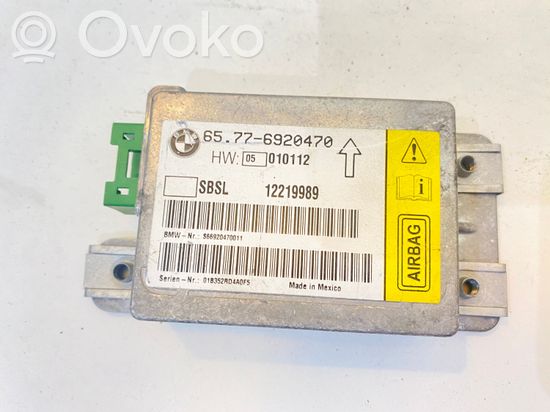 BMW 7 E65 E66 Airbag control unit/module 6920470 6920470