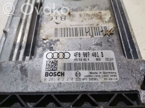 Audi A6 S6 C6 4F Engine control unit/module 4F0907401B