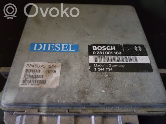 BMW 5 E34 Engine control unit/module 0281001183