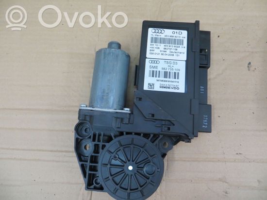 Audi A8 S8 D3 4E Rear door window regulator motor 4E0959801D