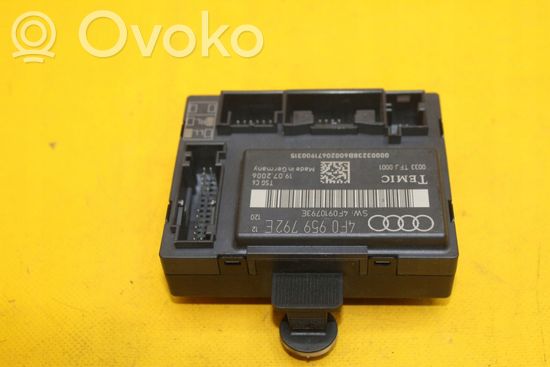 Audi A6 S6 C6 4F Door control unit/module 4F0959792E