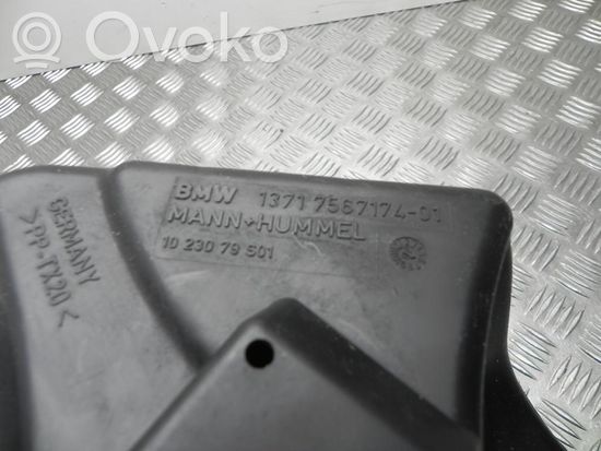 BMW 1 E81 E87 Air filter box 7567174 VD15550 DEFEKTAS