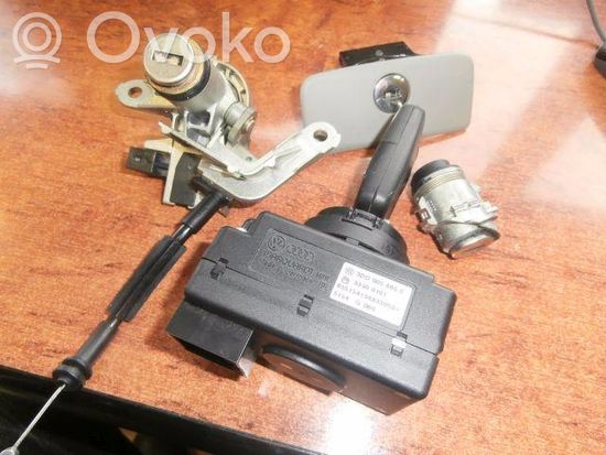 Audi A8 S8 D3 4E Engine ECU kit and lock set 3D0905865E, 4E0827573, 4E2837064 M582