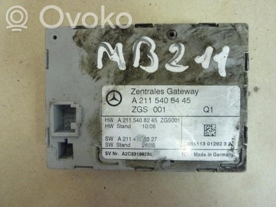 Mercedes-Benz E W211 Gateway control module A2115408445 AB108