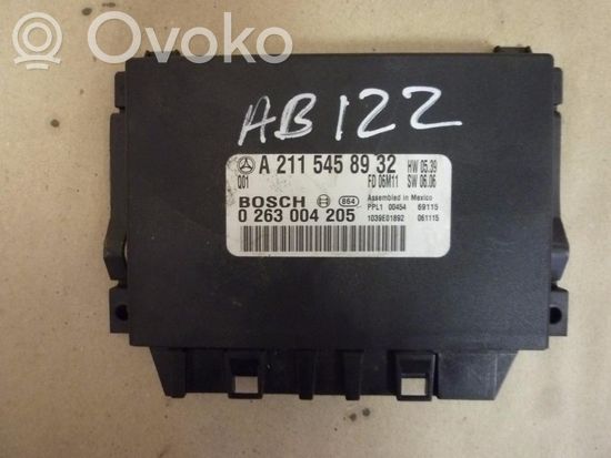 Mercedes-Benz E W211 Parking PDC control unit/module A2115458932 AB122