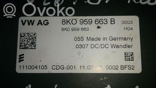 Audi A4 S4 B8 8K Voltage converter/converter module 8K0959663B K035