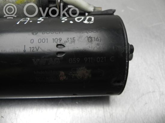 Audi A5 8T 8F Starter motor 059911021C VD9947